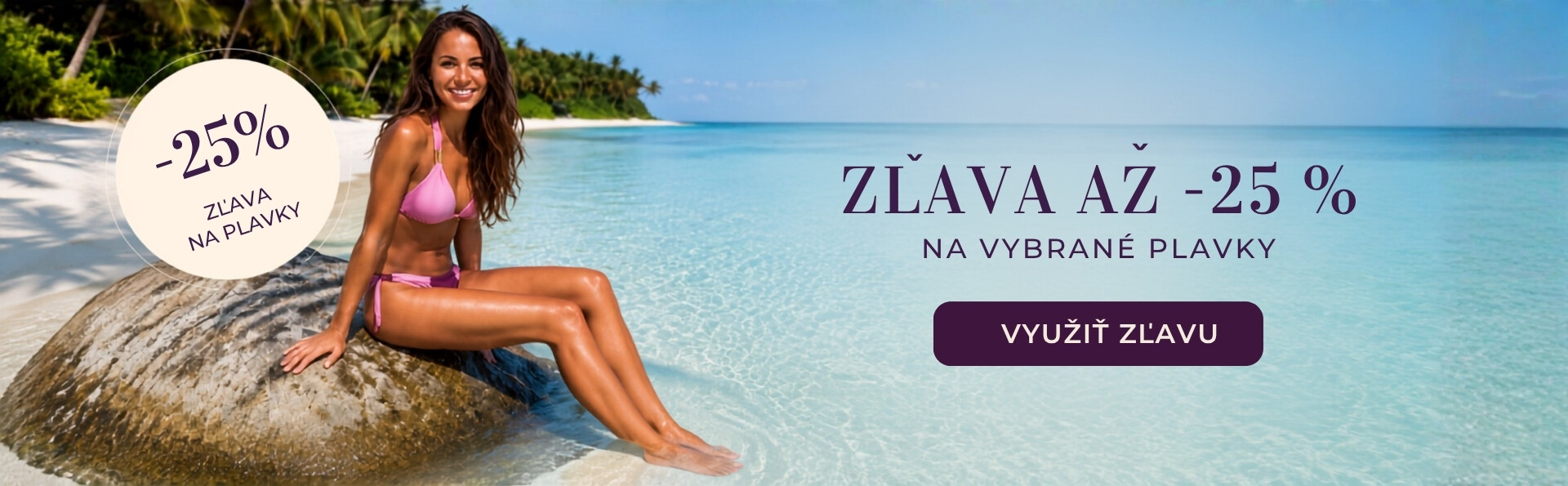 SNAP - Zľava -25% plavky (1920x595 px desktop)