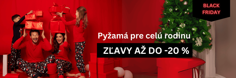 Black Friday až do -20% na pyžamá