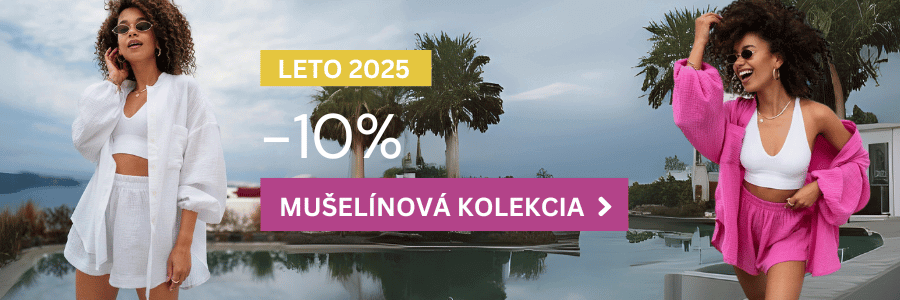 Mušelínová kolekcia 2025: TOP kúsky na leto
