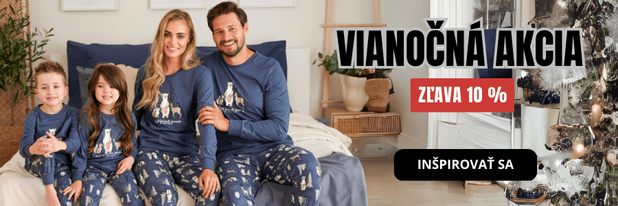 Pyžamá pre celú rodinu -10 %