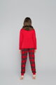 Vianočné dievčenské pyžamo Italian Fashion Santa mega soft červené