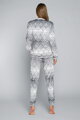 Vianočné dámske domáce oblečenie Italian Fashion Snow šedé