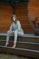 Dámska tepláková súprava Italian Fashion Karina mätová