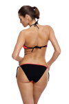 Nektarinkové dámske bikiny push up zozadu Marko Janette Nectarine M-547 (8)