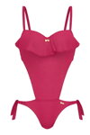 Jednodielne plavky monokiny Marko Carmen Rose Pink M-468 (6) staroružové SK