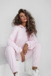 Dámska tepláková mikina s kapucňou Mosquito Icon Pastel Pink ružová