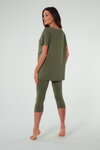Dámske pyžamo Italian Fashion Natura khaki