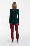 Dámske pyžamo Italian Fashion Tess mega soft zelené