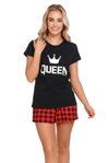 Krátke dámske pyžamo Royal Family Queen Dn-nightwear PM.9943