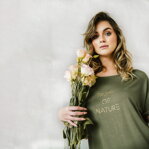 Dámske pyžamo Italian Fashion Natura khaki
