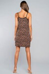 Elegantná nočná košieľka leopardí vzor Italian Fashion Pantera béžová