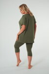 Dámske pyžamo Italian Fashion Natura khaki