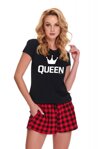 Krátke dámske pyžamo Royal Family Queen Dn-nightwear PM.9943