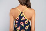 Nočná bavlnená košieľka Italian Fashion Avocado tmavomodrá