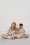 Detské bavlnené pyžamo Italian Fashion Teddy Bear smotanové