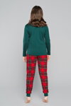 Vianočné dievčenské pyžamo Italian Fashion Santa mega soft zelené