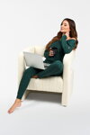 Dámske domáce oblečenie Italian Fashion Karina zelené