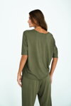 Dámske domáce oblečenie Italian Fashion Paramo khaki