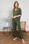Dámske domáce oblečenie Italian Fashion Paramo khaki