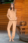 Dámske domáce oblečenie Italian Fashion Juga camel