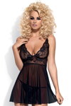 Nočná košieľka priesvitná Obsessive Idillia Babydoll + tangá ZDARMA!