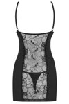 Sexi košieľka Obsessive Heartina Chemise čierna + tangá ZDARMA!