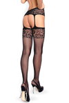 Pančuchy s podväzkovým pásom Obsessive Garter stockings S500