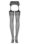 Pančuchy s podväzkovým pásom Obsessive Garter stockings S500