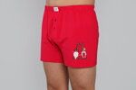 Vianočné pánske boxerky Italian Fashion Santa červené