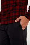 Pánske bavlnené pyžamo Italian Fashion Elias čierne