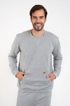Pánske domáce oblečenie Italian Fashion Fox šedé