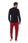 Bavlnené pánske pyžamo s dlhým rukávom Royal Family King Dn-nightwear PMB.9761