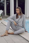 Dámska tepláková súprava Italian Fashion Fox sivá