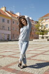 Dámska tepláková súprava Italian Fashion Juga mätová
