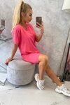 Dámska súprava krátka top + legíny Kesi Melissa fuchsiová