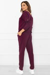 Dámska tepláková súprava Italian Fashion Karina burgundy