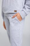 Dámska tepláková súprava Italian Fashion Parma sivá detail vrecka na teplákoch