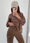 Dámska tepláková mikina Mosquito Pure Choco Brown hnedá