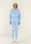 Dámska tepláková mikina s kapucňou Mosquito Venice Baby Blue modrá
