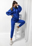 Dámska tepláková mikina s kapucňou Mosquito Pure Cobalt Blue modrá