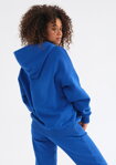 Dámska tepláková mikina s kapucňou Mosquito Pure Cobalt Blue modrá