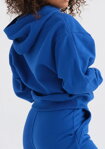 Dámska tepláková mikina s kapucňou Mosquito Venice Cobalt Blue modrá