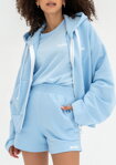 Dámske teplákové kraťasy Mosquito Bane Baby Blue modré