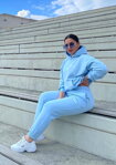 Dámske tepláky Mosquito Pure Baby Blue modré