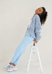 Dámske tepláky Mosquito Pure Baby Blue modré