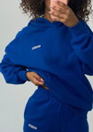 Dámska tepláková mikina s kapucňou Mosquito Pure Cobalt Blue modrá