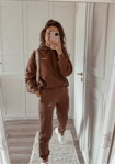 Dámske tepláky Mosquito Pure Choco Brown hnedé