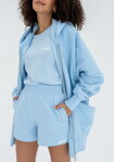 Dámske teplákové kraťasy Mosquito Bane Baby Blue modré