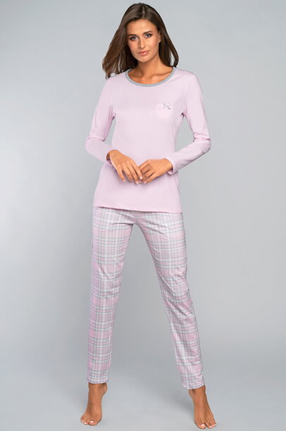 Dámske pyžamo bavlnené Italian Fashion Mitali ružové