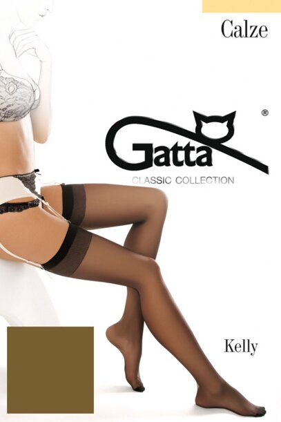 Podväzkové pančuchy Gatta Kelly 15 DEN (2 páry v balení)